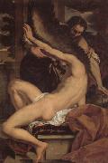 Charles Lebrun Daedalus and Icarus oil painting on canvas